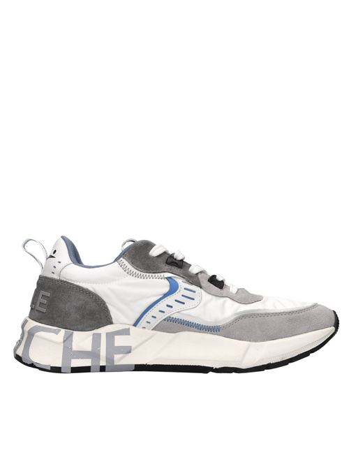 Sneakers in camoscio e tessuto VOILE BLANCHE | CLUB01GRIGIO-BIANCO-BLU